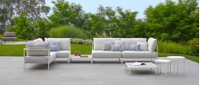 Modular 4 seater garden sofa for outdoor use FLAP
