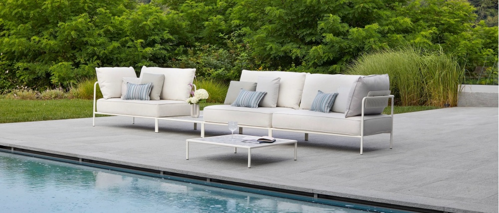 Modular 4 seater garden sofa for outdoor use FLAP