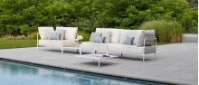 Modular 4 seater garden sofa for outdoor use FLAP