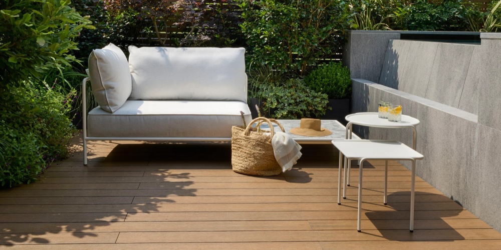 Modular 4 seater garden sofa for outdoor use FLAP