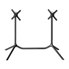 Double steel three-spoke table base with folding mechanism Tripe 5011