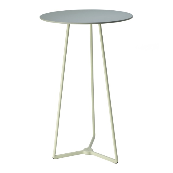 Round bar table with HPL top Ø 60 cm
