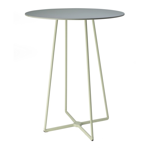 Round bar table with HPL top Ø 60-90 cm