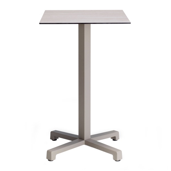 Table haute carrée 60 cm Cross Square 5095 par S-CAB