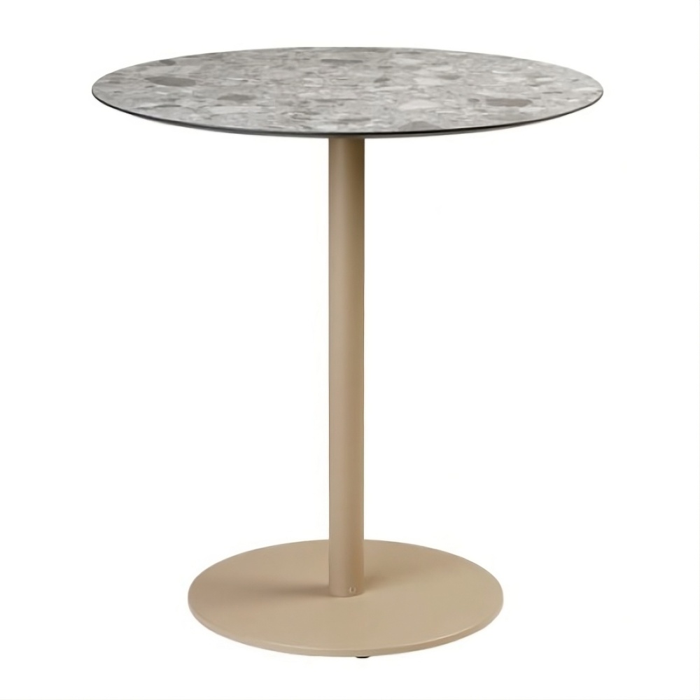 Стол металлический с круглой HPL столешницей Tiffany Round 5173