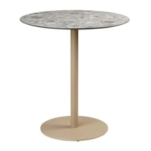 Стол металлический с круглой HPL столешницей Tiffany Round 5173