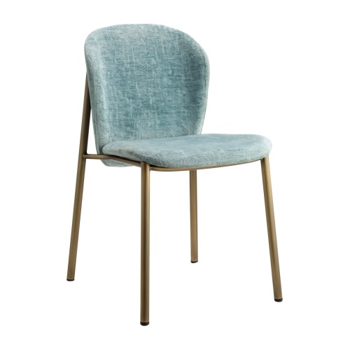 Стул мягкий металлический в бронзе