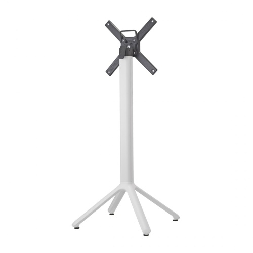 High metal tablebase with folding top h109cm High metal tablebase with folding top h109cm