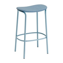 Steel frame counter stool with padded seat in velvet or fabric C-2539 Trick Pop Steel frame counter stool with padded seat in velvet or fabric C-2539 Trick Pop