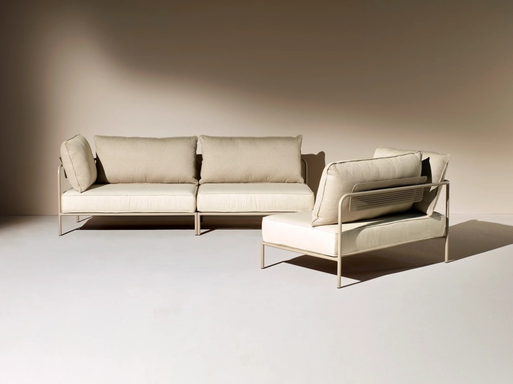Modular 4 seater garden sofa for outdoor use FLAP