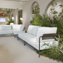 Modular 4 seater garden sofa for outdoor use FLAP
