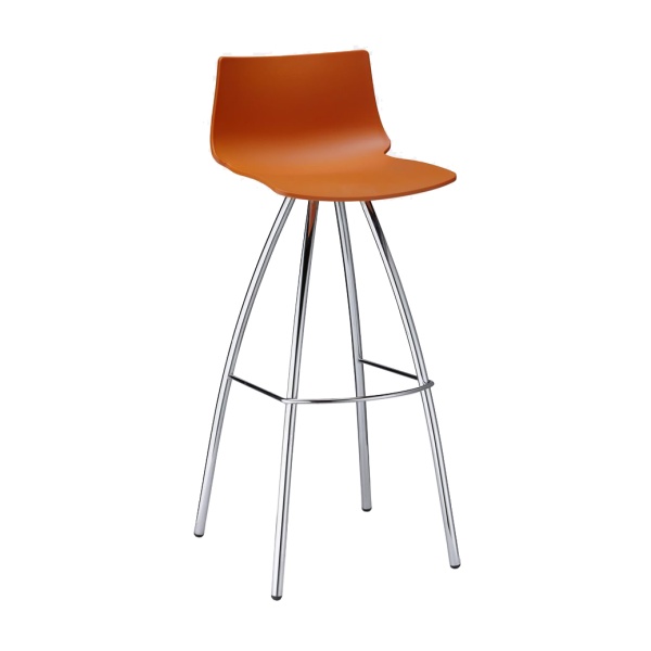 Tabouret de bar en métal et plastique