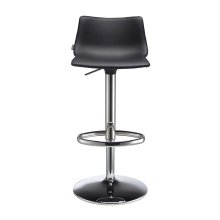 Height-adjustable swivel stool with steel base and upholstered seat with polycarbonate core H-2373 Day Up Pop