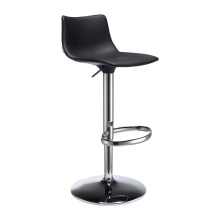 Height-adjustable swivel stool with steel base and upholstered seat with polycarbonate core H-2373 Day Up Pop