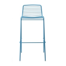 Outdoor stackable steel bar stool Summer