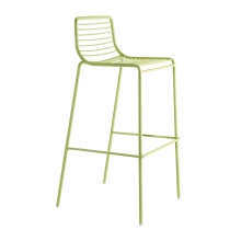 Outdoor stackable steel bar stool Summer