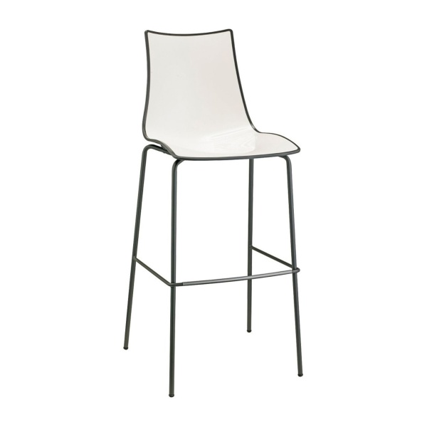 Tabouret de bar métal et plastique