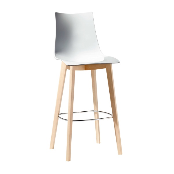 Tabouret de bar bois et plastique