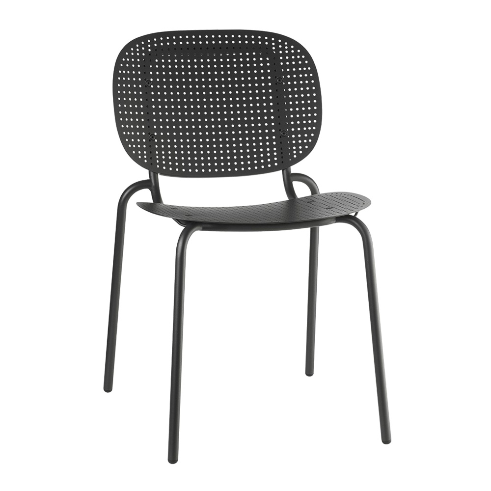 Стул металлический перфорированный A-2505 Si-Si Dots