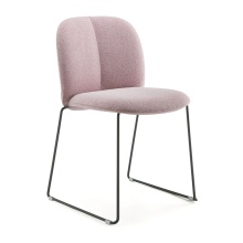 Chaise rembourrée sur patins métal A-2722 Mentha Pop