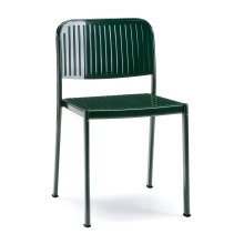 Chaise en métal à lattes A-Reil Sheet