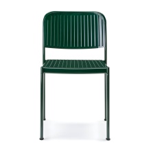 Chaise en métal à lattes A-Reil Sheet