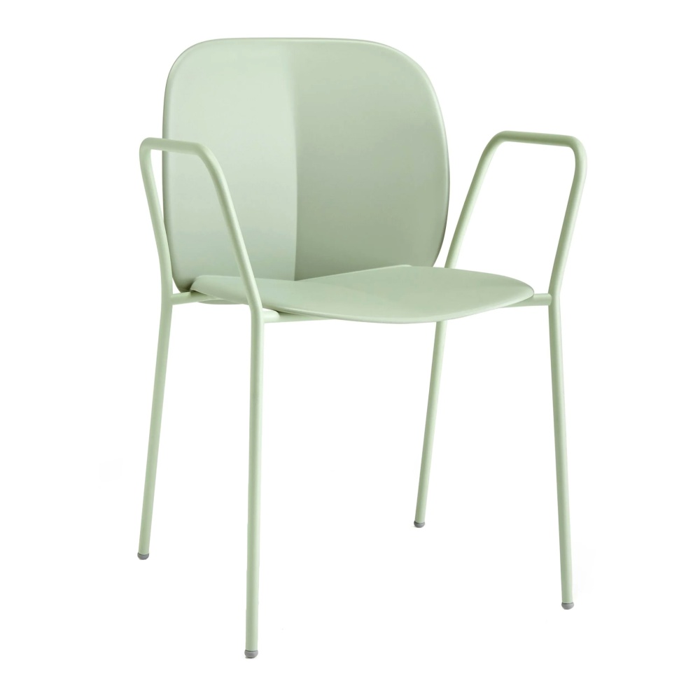 Chaise en plastique et métal B-2707 Mentha