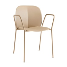 Chaise en plastique et métal B-2707 Mentha