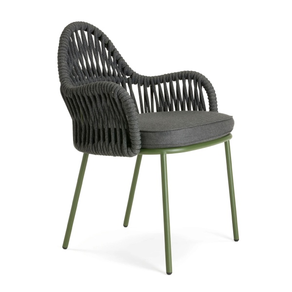 Chaise en métal avec corde B-2908 Malvasia Riviera par S-CAB