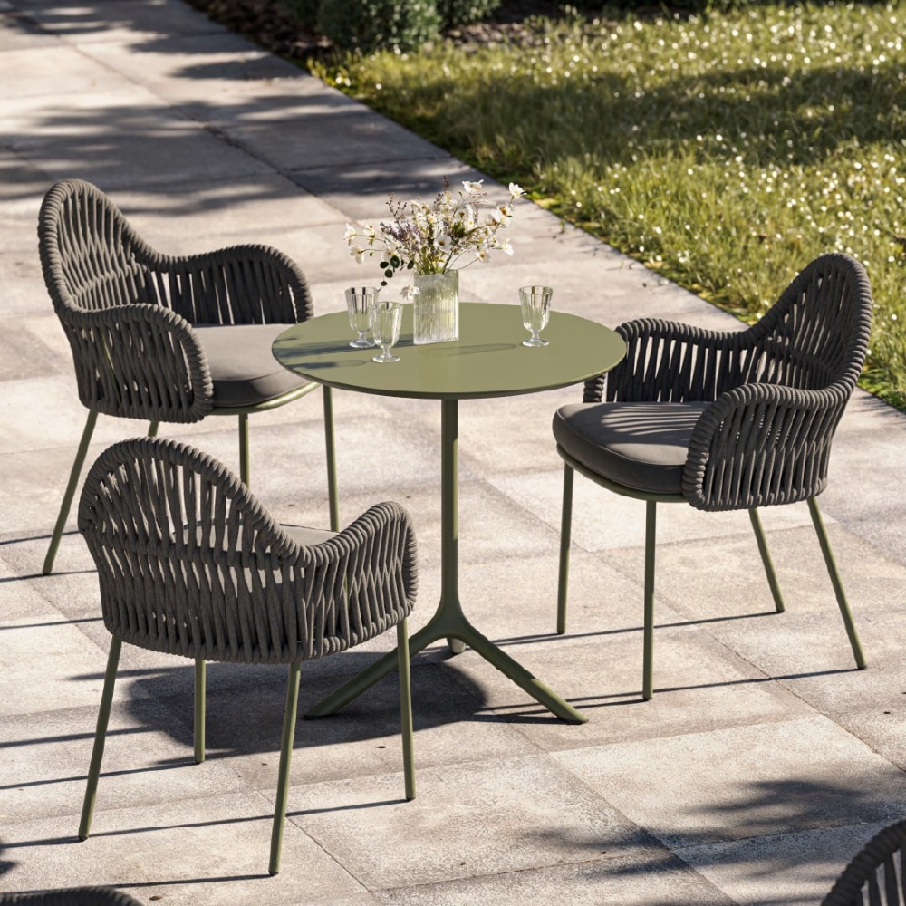 Chaise en métal avec corde B-2908 Malvasia Riviera
