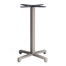 Steel square column table base Cross 5090