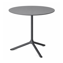 Metal table with round HPL top Compacto 5002