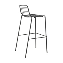 Outdoor stackable steel bar stool Summer