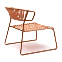Стул лаунж металлический с ПВХ нитью M-2877 Lisa Club Lounge