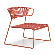 Стул лаунж металлический с ПВХ нитью M-2877 Lisa Club Lounge