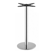 High stainless steel round bar table base Tiffany 5175 High stainless steel round bar table base Tiffany 5175
