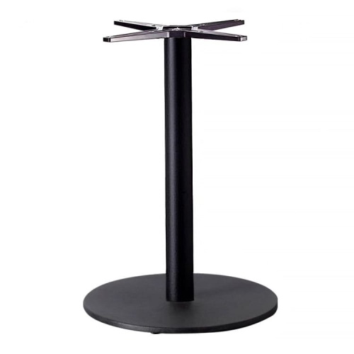 Metal round table base h73cm