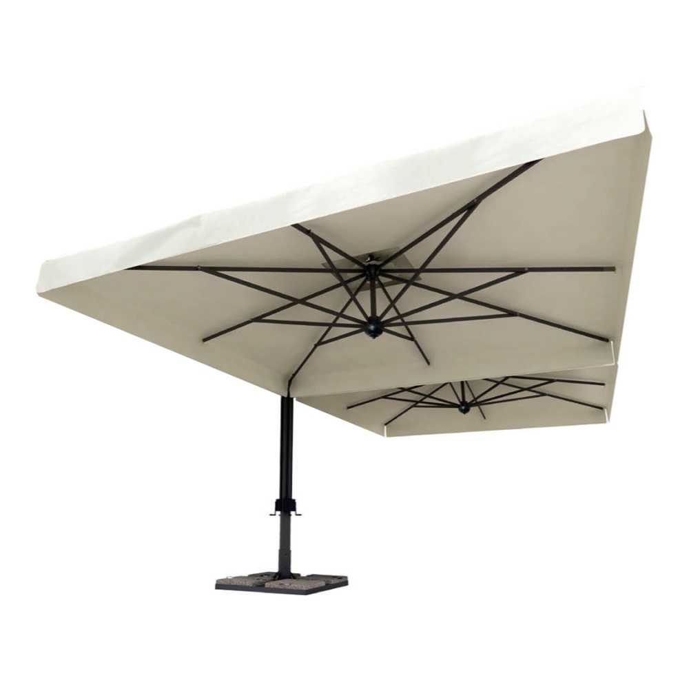 Parasol à deux coupoles 3,5×7 Alu Double C3570 Parasol à deux coupoles 3,5×7 Alu Double C3570