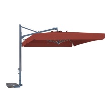 Aluminium cantilever umbrella with retractable opening and closing system Galileo 3x3m Aluminium cantilever umbrella with retractable opening and closing system Galileo 3x3m
