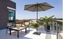 Aluminium central pole patio parasol Lido Ø 2,5m Aluminium central pole patio parasol Lido Ø 2,5m