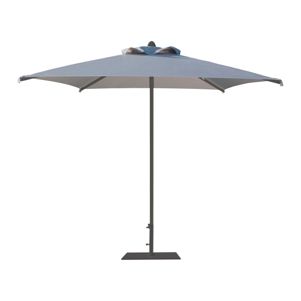 Parasol de café à mât central 2,5×2,5 Parasol de café à mât central 2,5×2,5