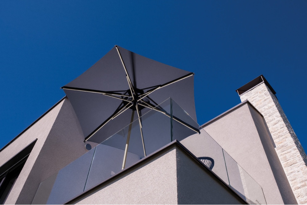 Aluminium central pole patio parasol Lido Ø 2,5m Aluminium central pole patio parasol Lido Ø 2,5m