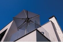 Aluminium central pole patio parasol Lido Ø 2,5m Aluminium central pole patio parasol Lido Ø 2,5m