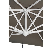 Aluminium side post cantilever umbrella Rimini 3x3m
