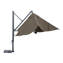 Aluminium cantilever umbrella with retractable opening and closing system Galileo 3x3m Aluminium cantilever umbrella with retractable opening and closing system Galileo 3x3m