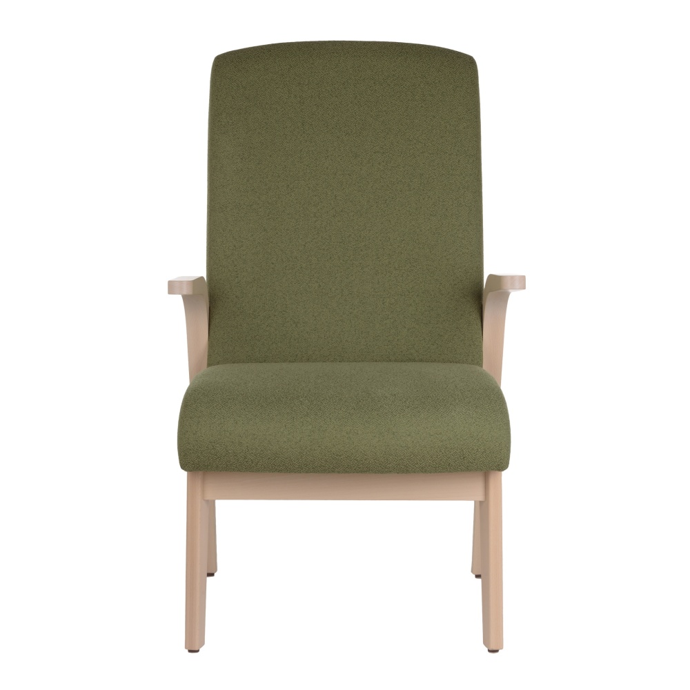 Fauteuil en bois rembourré B-Aire H Fauteuil en bois rembourré B-Aire H