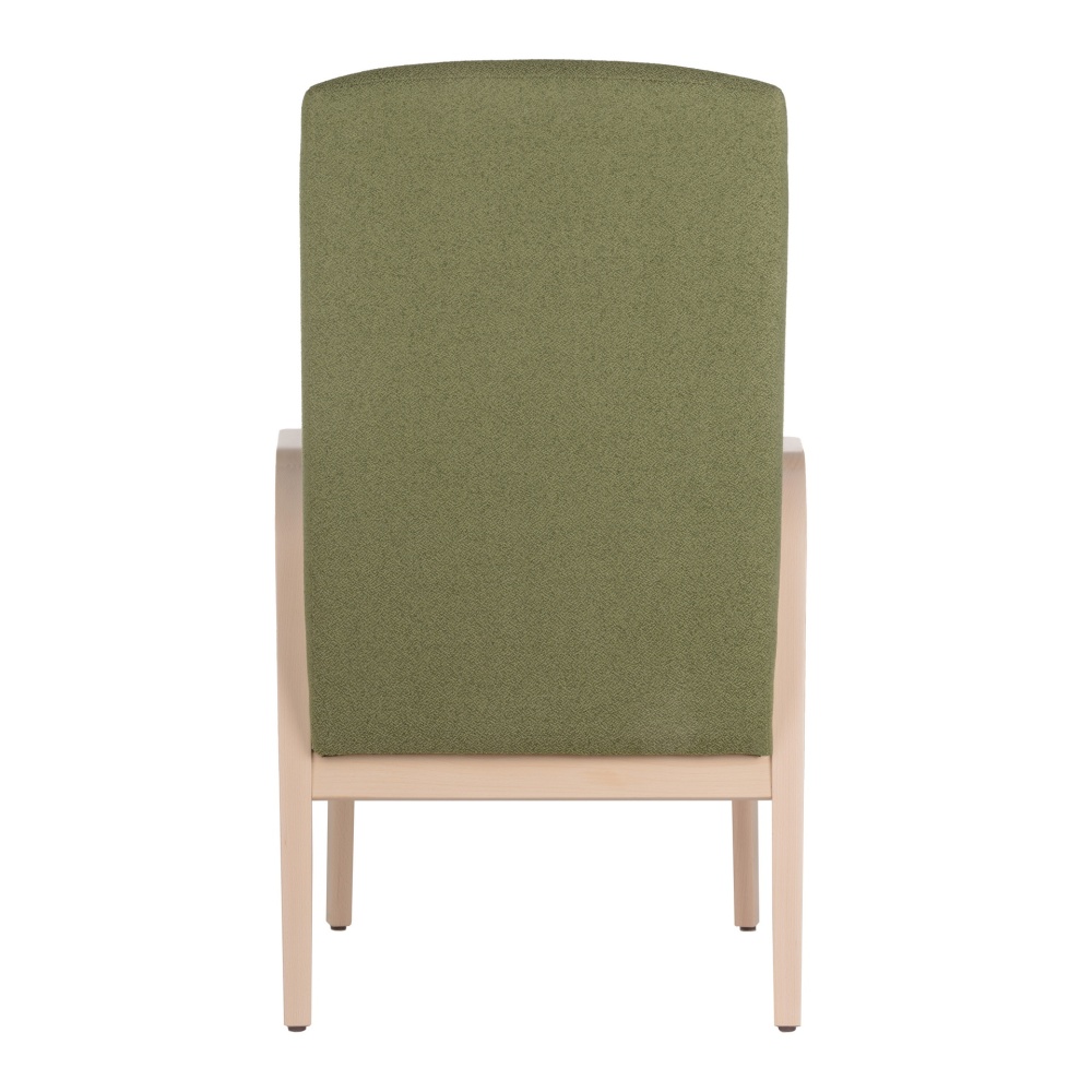 Fauteuil en bois rembourré B-Aire H Fauteuil en bois rembourré B-Aire H