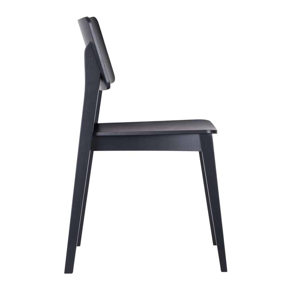 Chaise en bois avec assise rembourrée A-Allegro Chaise en bois avec assise rembourrée A-Allegro