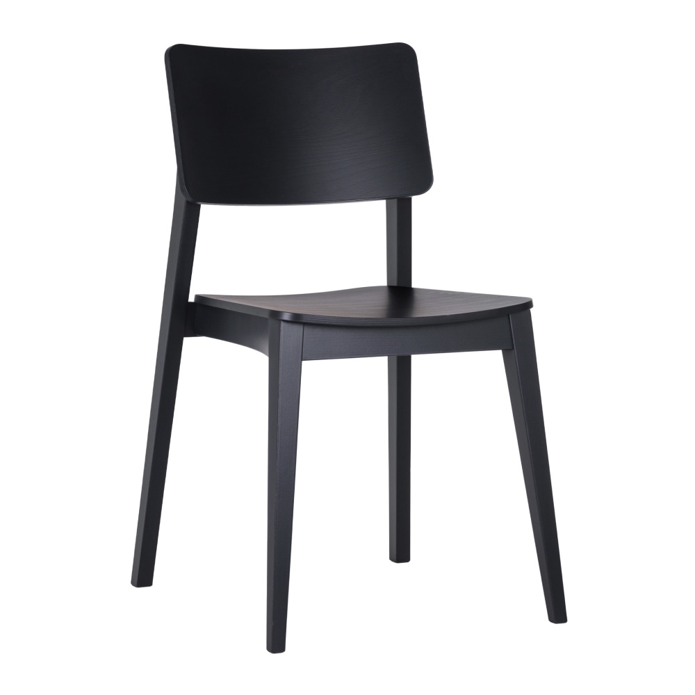 Chaise en bois avec assise rembourrée A-Allegro Chaise en bois avec assise rembourrée A-Allegro