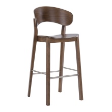 Wooden bar stool H-Doma